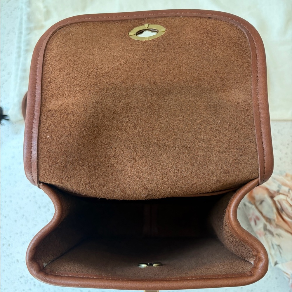 RARE! With tags Vintage Coach Sidepack Classic Turnlock Closure Crossbody - Picture 8 of 12